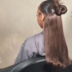 coiffure ponytail demi tete à Paris